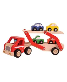 Brainsmith Super Transport Lorry Wooden Toys - Multi Color