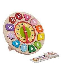 Brainsmith Shape Sorting Cloak Wooden Toy - Multi Color