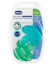 Chicco Soother Physioforma Soft - Blue & Green