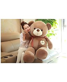 Tickles Standing Teddy Soft Stuffed Plush Toy for Kids Boys & Girls Birthday Gift (Color: Brown Size: Length 95 cm)