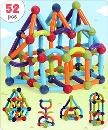 Babyhug Magnetic Colorful Sticks -52
                        Pieces| Montessori Learning| Learning Building
                        Activity & Educational Toy| for 3+ Year
                        Kids| Creative Gifting| Unlimited Play| Child
                        Safe Material| BIS Certified
