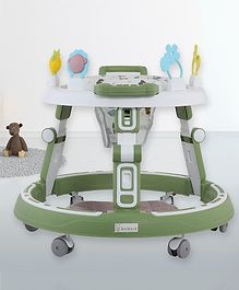 Bunnie Baby Roam Walker 3-in-1 Robust Baby Walker with Anti-Fall Tech & Parent Control Height Adjustment (0-2 Year Kid) ISI Safety Compliance - Blue