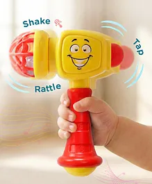 Babyhug Hammer Toy for Babies with Rattle
                        Sound Yellow| ABS Plastic Baby Activity Toy|
                        Improves Motor Skills & Sensory Development|
                        Easy Grip Manual Hammer Toy| Toddler Gifting
                        Option
