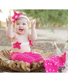 Babymoon Mermaid Designer New Born Baby Photography Props - Pink