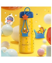 StarAndDaisy Smart Kids School Water Bottle SUS Insulated Thermos, Yellow 350 ml