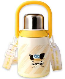 Little Surprise Box Dachshund Puppy Premium Stainless Steel Insulated Bottle  Yellow - 800 ml