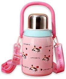 Little Surprise Box Party Hat Puppy Premium Stainless Steel Insulated Bottle Pink - 800ml