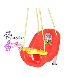 Dash Baby And Toddler Musical Swing With Light - Red