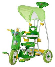 Dash Kids Tricycle With Music & Canopy - Green