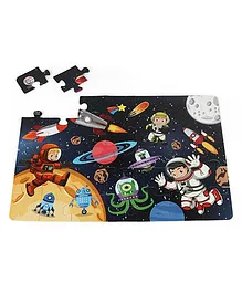 Ratnas Little Jigsaw Puzzle Space Multicolor - 35 Pieces 