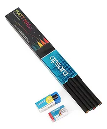 Apsara Mat Magic Pencils Black - Pack of 10