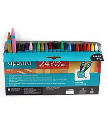 Apsara Wax Crayons Multicolour - 24 Pieces