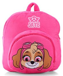 Paw Patrol Skye Printed Soft Plush Backpack - Height 12 Inches