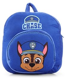 Paw Patrol Chase Printed Soft Plush Backpack - Height 12 Inches