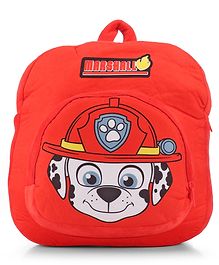 Paw Patrol Marshall Printed Soft Plush Backpack - Height 12 Inches