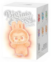 Negocio Authentic Labubu 3rd Generation Dolls- the Monsters Big Into Energy Vinyl Plush Keychain Toys - Pack of 1 -color May Vary  - Height 17 cm
