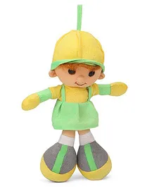 IR Mini Doll With Cap And Hanging Loop - Height -26.5 cm