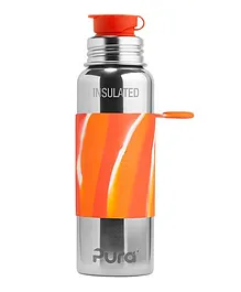 Pura Insulated bottle With Sporty Top Orange - 650 ml