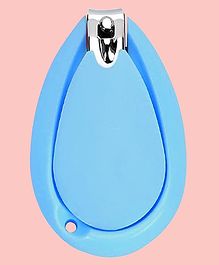 Joy Buzz Baby Essential Grooming Safety Nail Cutter Oval Clipper Pedicure Manicure Care For Babies BPA Free- (Blue)-Pack of 1