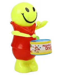 Toyzee Melodious Wind Up Smiley Toy With Drum - Green