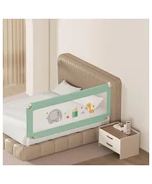 Kids Station Bed Rail Guard for Baby, Toddler
                      & Kid Safety 6ft x 2.6ft (180x80cm) Foldable,
                      Adjustable Height, Patented Design, Made in India
                      King Size Bed (1 Side, Green, Basic)