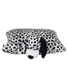 Ultra Folding Dalmatian Dog Cushion - White Black