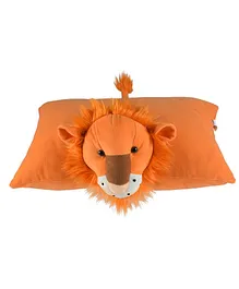 Ultra Lion Folding Pillow - Orange