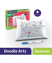 Jungle Magic Doodle Artz Seasons Theme Set of 6 - Multicolour