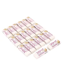 Doms Extra Long Erasers - Pack of 20