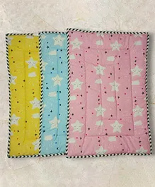 Fabrify New Born Baby Supper Soft 100%
                        Cotton Combo Set godi Godari New Born Baby Bed
                        Crib Sheet Baby Godadi Toddlers Bed Bedding Set
                        [Pack of 3, Multicolored]