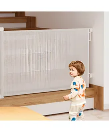 SYGA Retractable Baby Safety Gate - White