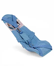 Hoopa 2-in-1 Feeding Pillow & Carrier with Shoulder Strap - Blue