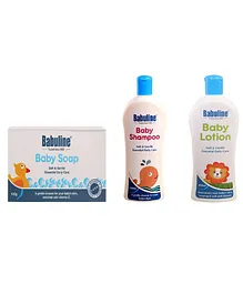 Babuline Baby Care Combo Pack of 3 - Multicolour