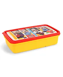 Disney Mickey & Minnie Lunch Box With 2 In 1 Fork Spoon - Color & Print May Vary