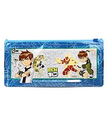 Ben 10 Sparkle Pencil Pouch - Blue