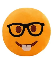 Skylofts Studious Emoticon Cushion - Yellow