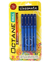 Classmate Octane Ball Pen Blister Pack of 5 - Blue