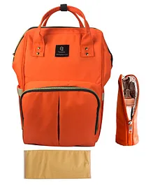 T-Bags Backpack Style Diaper Bag - Orange