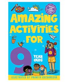 Amazing Activities for 9 Year Olds: Spring and Summer! Activity Book - English
