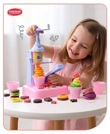 Aditi Toys Play Dough Ice Cream Maker Set,
                        Safe Non-Toxic Dough Kitchen Ice Cream Maker
                        Including 6 Color Dough Tubes Each 50g -
                        Multicolor