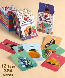 Babyhug 320 Piece Early Learning Flash
                        Cards 12 Themes in One| Educational Double-Sided
                        Cards| Montessori Learning| Fosters Interest|
                        Colorful Cards| Safe & Non-Toxic -
                        Multicolor