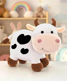 Babyhug 30 cm Plush Cow Soft Toy - |
                        Toddler Gifting for Boys & Girls | Stuffed
                        Animal | Baby Safe | Cuddle & Travel Partner
                        | Super Soft Fabric