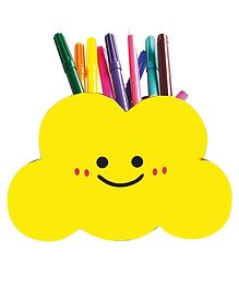 WISSEN Wooden Kids Cloud Shape Pen Stand