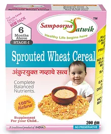 Sampoorna Satwik Sprouted Wheat Cereal - 200 gm