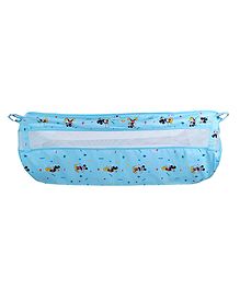  Disney by Baby Tales Baby Cotton Cradle Cover (Khoya Paraniya zoli ghodiyu) - Blue | Mickey Print