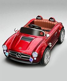 JN Creations 12V Kids Battery Operated Ride-On Car (ABM-1688) with Remote Control, Music, Lights, MP3 (RED)