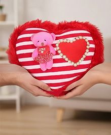 Tickles Love Teddy With Heart Soft Stuffed Plush Gifts for Boys & Girls Valentine Day Girlfriend (Color: Multicolor Size: 30 cm)
