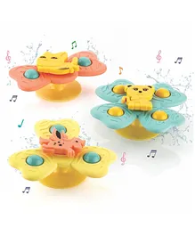 BitFeex Mini Spinning Waterproof Suction
                        Cup Rotating Tub Toys - Pack of 3 (Random
                        Design,Color May Vary)