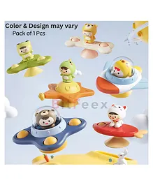 BitFeex Spinner Cute Cartoon Waterproof
                        Suction Cup Spinning Top Pack of 1-(Random
                        Design)