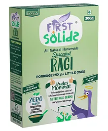 First Solids Sprouted Ragi Porridge Mix Homemade Natural food for Little Ones - 300g